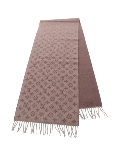 Pre-owned Louis Vuitton 2022 Monogram Scarf In Brown