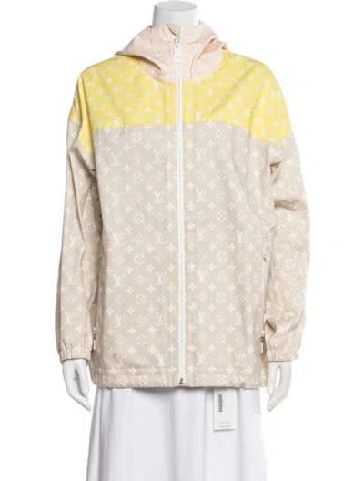 Pre-owned Louis Vuitton 2022 Patterned Jacket In Yellow