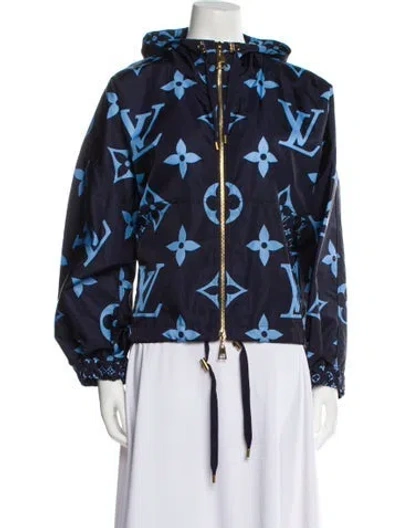 Pre-owned Louis Vuitton 2022 Printed Jacket In Blue