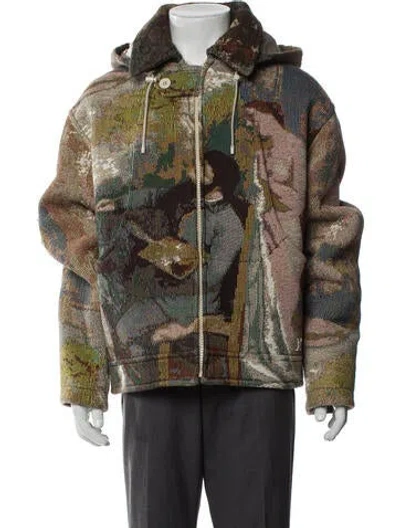 Pre-owned Louis Vuitton 2022 Printed Parka In Multi