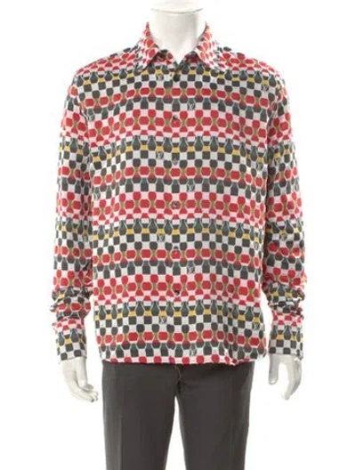 Pre-owned Louis Vuitton 2022 Printed Shirt In Red