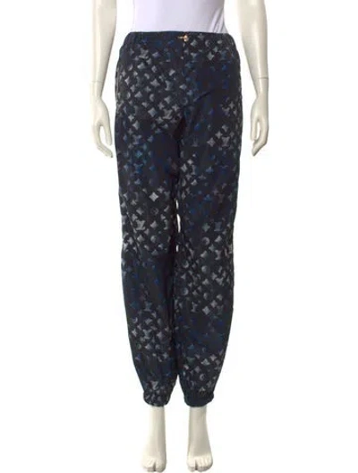 Pre-owned Louis Vuitton 2022 Printed Sweatpants In Blue
