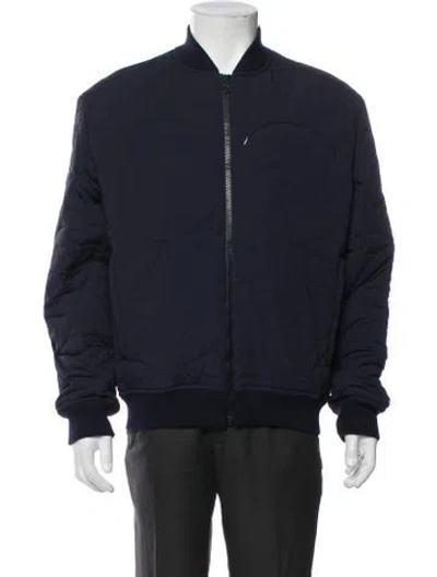 Pre-owned Louis Vuitton 2022 Reversible Puffer Coat In Blue