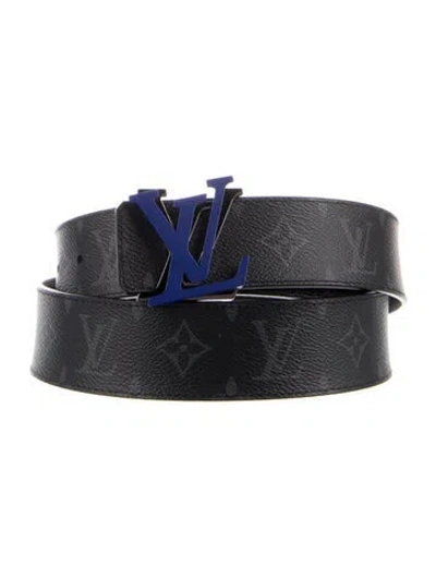 Pre-owned Louis Vuitton 2022 Shake 40mm Reversible Belt Waist Belt In Black