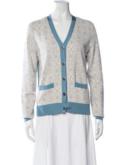 Pre-owned Louis Vuitton 2022 Silk Jacket In Grey