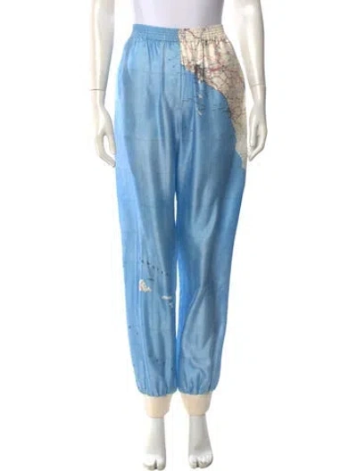 Pre-owned Louis Vuitton 2022 Silk Pajamas In Blue