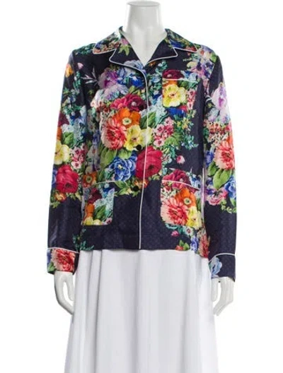 Pre-owned Louis Vuitton 2022 Silk Pajamas In Blue