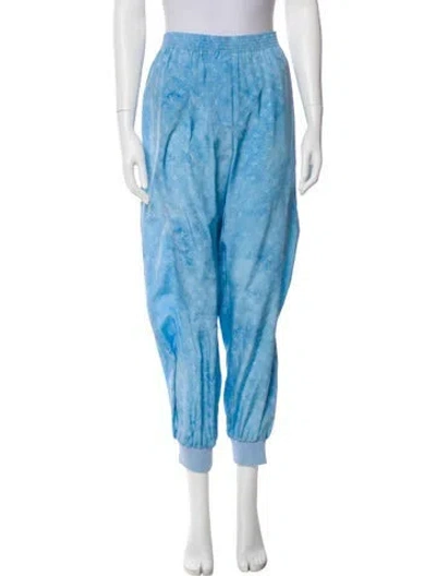 Pre-owned Louis Vuitton 2022 Silk Sweatpants In Blue