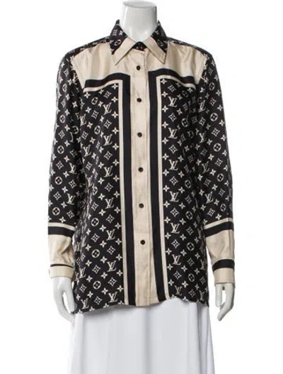 Pre-owned Louis Vuitton 2022 Silk Top