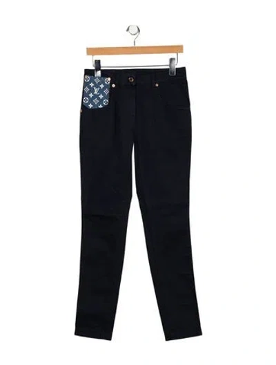 Pre-owned Louis Vuitton 2022 Skinny Leg Jeans In Blue