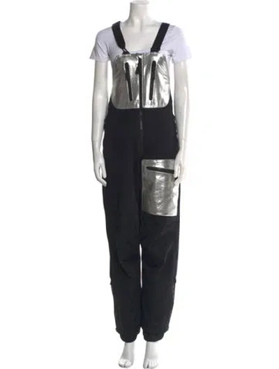 Pre-owned Louis Vuitton 2022 Square Neckline Jumpsuit In Black