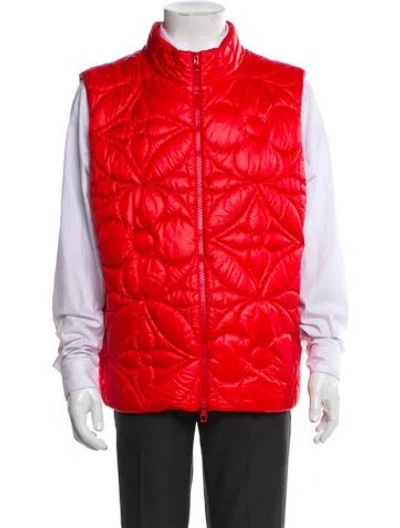 Pre-owned Louis Vuitton 2022 "staples Edition" Vest In Red