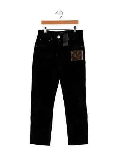 Pre-owned Louis Vuitton 2022 Straight Leg Pants In Black