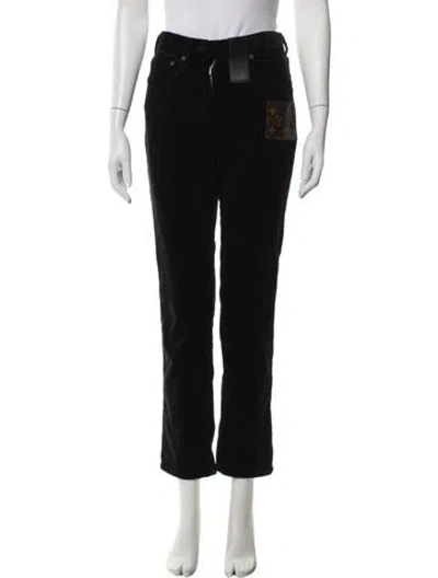 Pre-owned Louis Vuitton 2022 Straight Leg Pants In Black