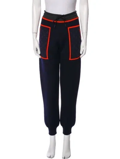 Pre-owned Louis Vuitton 2022 Striped Sweatpants W/ Tags In Blue