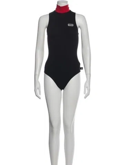 Pre-owned Louis Vuitton 2022 Turtleneck Bodysuit In Black