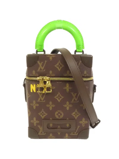 Pre-owned Louis Vuitton 2022 Vertical Box Trunk Bag In Brown