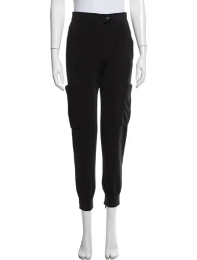 Pre-owned Louis Vuitton 2022 Virgin Wool Sweatpants In Black/blue