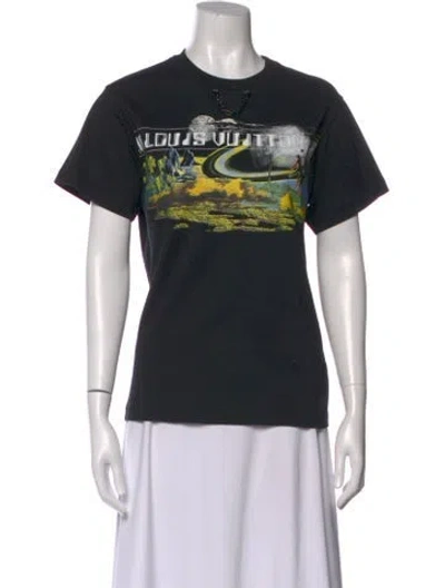 Pre-owned Louis Vuitton 2022 Volleyball Space T-shirt In Black