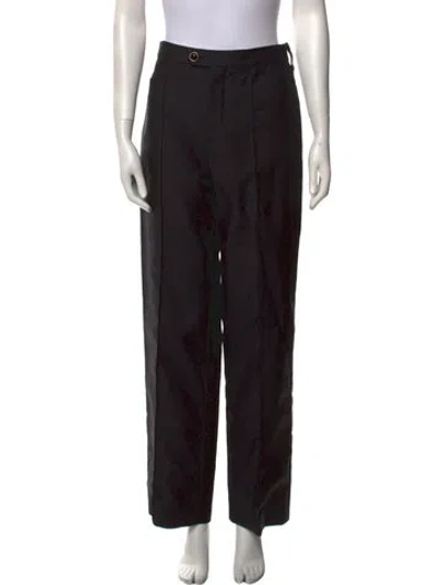 Pre-owned Louis Vuitton 2022 Wide Leg Pants In Black