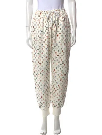 Pre-owned Louis Vuitton 2022 Wide Leg Pants W/ Tags In White