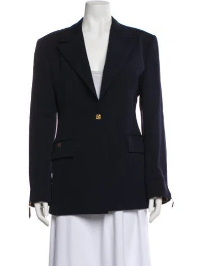 Pre-owned Louis Vuitton 2022 Wool Blazer In Blue