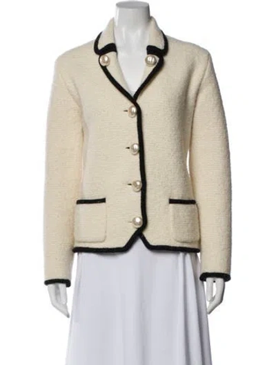 Pre-owned Louis Vuitton 2022 Wool Blazer In Neutral