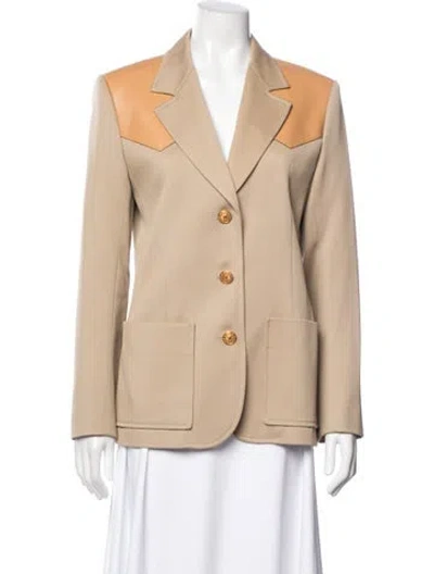 Pre-owned Louis Vuitton 2022 Wool Blazer In Neutral
