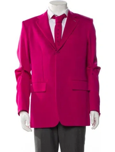 Pre-owned Louis Vuitton 2022 Wool Blazer In Red