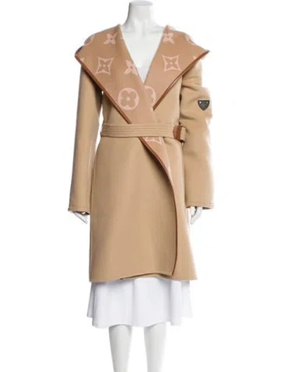 Pre-owned Louis Vuitton 2022 Wool Coat In Neutral