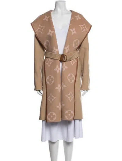 Pre-owned Louis Vuitton 2022 Wool Coat In Neutrals