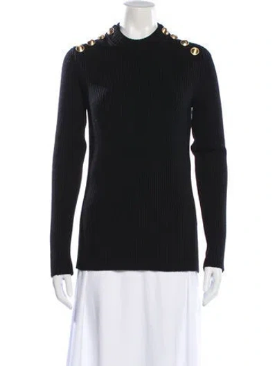Pre-owned Louis Vuitton 2022 Wool Sweater In Black