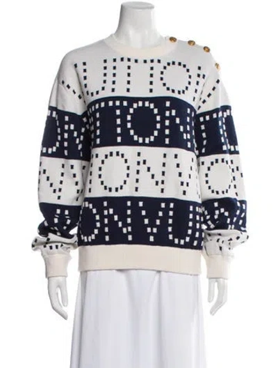 Pre-owned Louis Vuitton 2022 Wool Sweater In Neutral