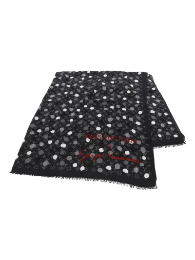 Pre-owned Louis Vuitton 2022 X Yayoi Kusama Painted Dot Scarf