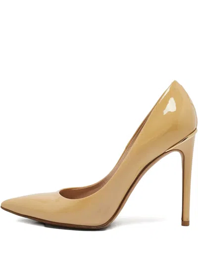 Pre-owned Louis Vuitton 2023 110mm Patent Leather Stiletto Pumps In Neutral