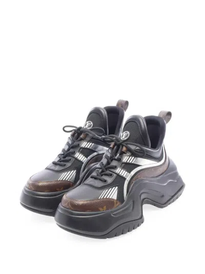 Pre-owned Louis Vuitton 2023 Arclight 2.0 Line Monogram Sneakers In Black