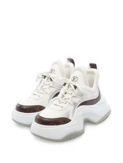 Pre-owned Louis Vuitton 2023 Arclight 2.0 Line Sneakers In White