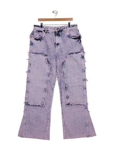 Pre-owned Louis Vuitton 2023 Bootcut Jeans In Purple