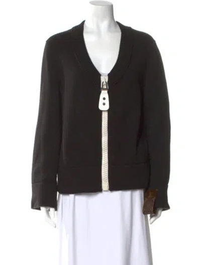 Pre-owned Louis Vuitton 2023 Cashmere Sweater In Black