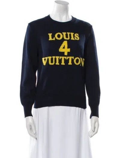 Pre-owned Louis Vuitton 2023 Cashmere Sweater In Blue