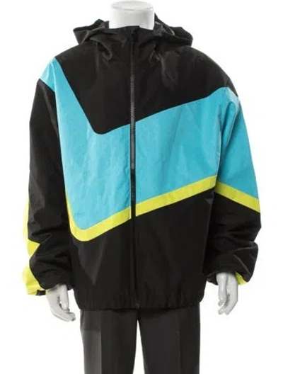 Pre-owned Louis Vuitton 2023 Colorblock Pattern Windbreaker In Multi