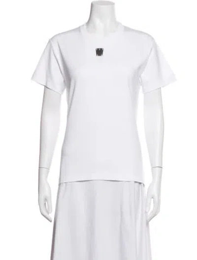 Pre-owned Louis Vuitton 2023 Crew Neck T-shirt In White