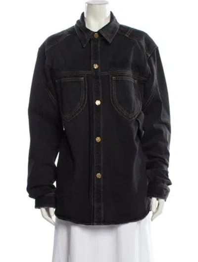 Pre-owned Louis Vuitton 2023 Denim Jacket In Black