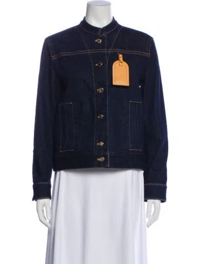 Pre-owned Louis Vuitton 2023 Denim Jacket In Blue
