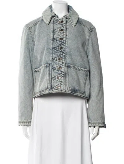 Pre-owned Louis Vuitton 2023 Denim Jacket W/ Tags In Blue