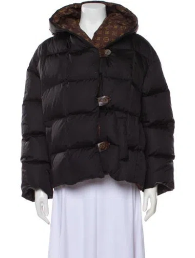 Pre-owned Louis Vuitton 2023 Down Coat In Black