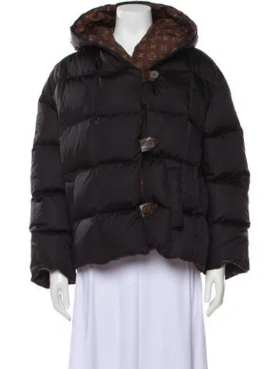 Pre-owned Louis Vuitton 2023 Down Coat In Black