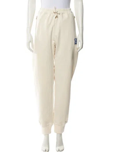 Pre-owned Louis Vuitton 2023 Embroidered Accent Sweatpants In Neutral