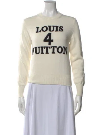 Pre-owned Louis Vuitton 2023 Graphic Print Sweater In Neutral