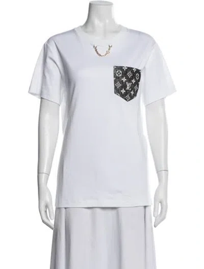 Pre-owned Louis Vuitton 2023 Graphic Print T-shirt In White